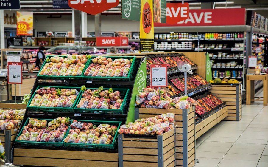 Produce listed and ready to buy